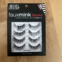 Ardell False Lashes Faux Mink Wispies Eyelashes, 1 pk x 4 pairs - £12.05 GBP