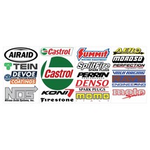 18 Large 5&quot; wide Racing Decals Stickers Drag Race NHRA Nascar High Quali... - £11.11 GBP