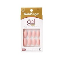 KISS GOLDFINGER GEL GLAM READY TO WEAR 24 NAILS GLUE INCLUDED - #GFC11 - $5.99