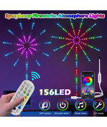 156Led Firework Strip Lights Dream Color Rgb Smart Music Sync App&amp;Remote... - £31.87 GBP