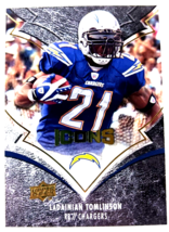 Ladainian Tomlinson 2008 Upper Deck Icons #79 Hof - $0.94