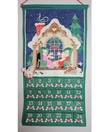 AVON Countdown To Christmas Hanging Advent Calendar w/Original Mouse &#39;87... - $2,753.60 MXN