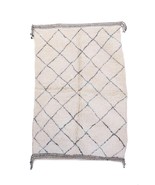 Geometric Moroccan rug made from natural wool 8.46 x 5.81 ft - $719.80