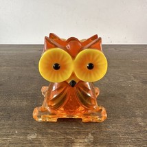 Handmade House Of Glass Vintage Lucite Resin Owl Napkin Holder - £21.80 GBP