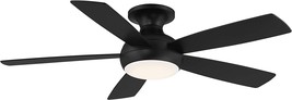 Wac Smart Fans Odyssey Indoor And Outdoor 5-Blade Flush Mount Ceiling Fan 52In - £264.57 GBP