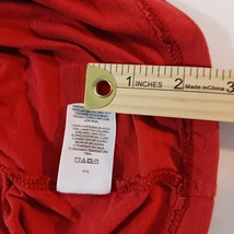 George Crewneck Men's Long Sleeve Red Cotton T-Shirt L (42-44) image 5