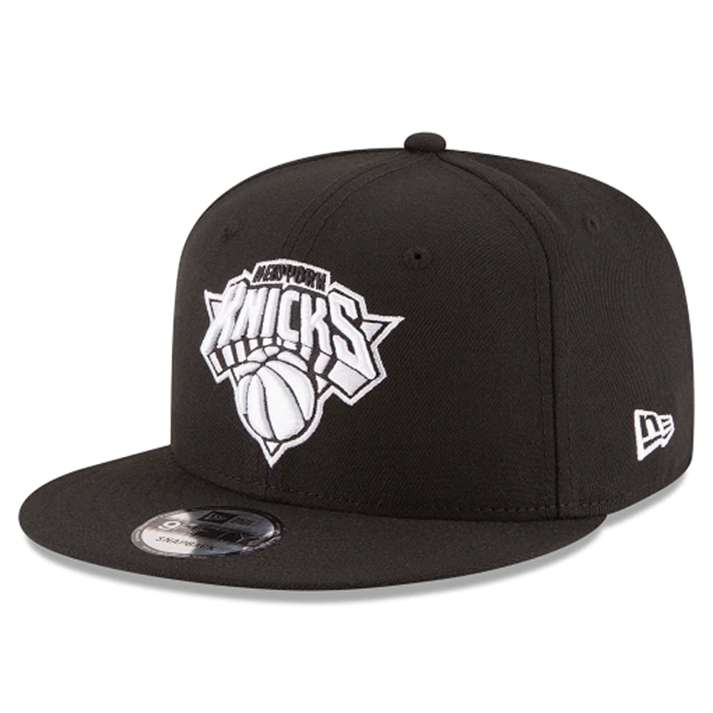 New Era 9FIFTY NBA New York Knicks Team Basic Adjustable Snapback Black/... - $34.99