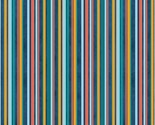 Cotton Under the Sea Cabana Stripe Vibrant Colorful Fabric Print by Yard... - $15.95
