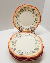 Sur La Table Mara Pattern Salad Appetizers Plates 9 Inch Made in Italy Set of 4 - $69.99