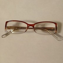 Women&#39;s Brown/Clear Square Shaped Eyeglasses Frames 50-16-135 mm - $19.80