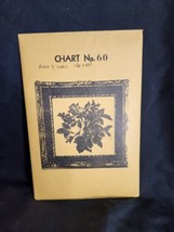 Vtg rare Babs Fuhrmann petit point Chart No. 60 Roses And Lilacs 148x144 - $24.24