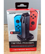 Bionik Tetra Power Nintendo Switch Joy Con Charging Dock 4 Controllers B... - $231.81 MXN