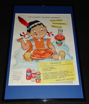 1955 Karo Syrup Framed 11x17 ORIGINAL Advertising Display B - $59.39