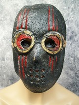 Creepy Dark Ghoul Kids Mask Iron Face Restraint Haunted Creepy Metal Hea... - $165.07 MXN