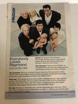 Everyone Loves Raymond Tv Guide Vintage Print Ad Ray Ramano Peter Boyle ... - $5.93