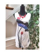 Macro Light Women&#39;s White Floral Polyester Round Neck Sleeveless Shirt M... - $454.01 MXN
