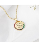 1.10Ct Multi Color Lab Created Diamond Letter "H" Pendant 14k Yellow Gold Plated - $137.19