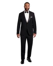 Ike Behar Super 120's Wool Shawl Lapel Tuxedo and Pants Slim Fit - $405.00