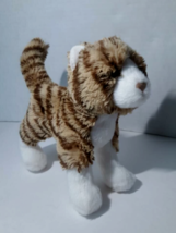 Douglas Plush Cat SADIE Stuffed Animal Toy Orange Brown White Tabby Small 7" - £7.81 GBP
