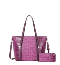 2 in 1 Crocodile Tote / Wallet Set - £52.27 GBP