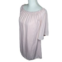 Pink Republic Dress Pink Built in Slip Womens Medium Fringe off the shoulder - £14.15 GBP