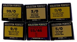 Wholesale Lot koleston Hair Color, assorted colors. 6 - 2oz Tubes - £18.58 GBP