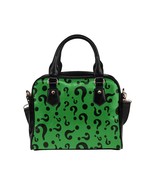 Riddler Question Mystery PU Leather Shoulder Handbag Bag - $51.65 CAD