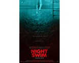 2024 Night Swim Movie Poster 11X17 Horror Wyatt Russell Kerry Condon  - £9.28 GBP
