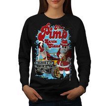 Wellcoda Santa Claus Hot Christmas Womens Sweatshirt,  Casual Pullover Jumper - £23.10 GBP+