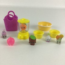 Shopkins Smoothie Juice Maker Shopping Tote Bag Mini Figure Toy Lot Moose - £11.64 GBP