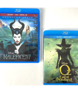 Maleficent + OZ Great and Powerful 2 Disney Movie Blu-Ray DVD Bundle Jol... - $17.37