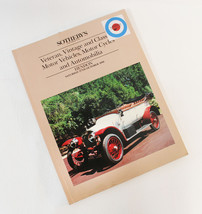 Sotheby&#39;s Veteran, Vintage &amp; Classic Motor Vehicles Catalogue RAF Museum 1990 - £15.78 GBP