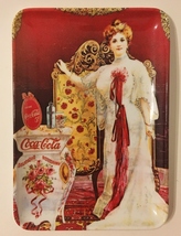 Coca Cola Tip Tray Victorian Lady Woman Vintage Coke 5 Cents 6"x4" Made in Italy - $25.00