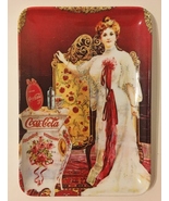 Coca Cola Tip Tray Victorian Lady Woman Vintage Coke 5 Cents 6&quot;x4&quot; Made ... - £19.65 GBP