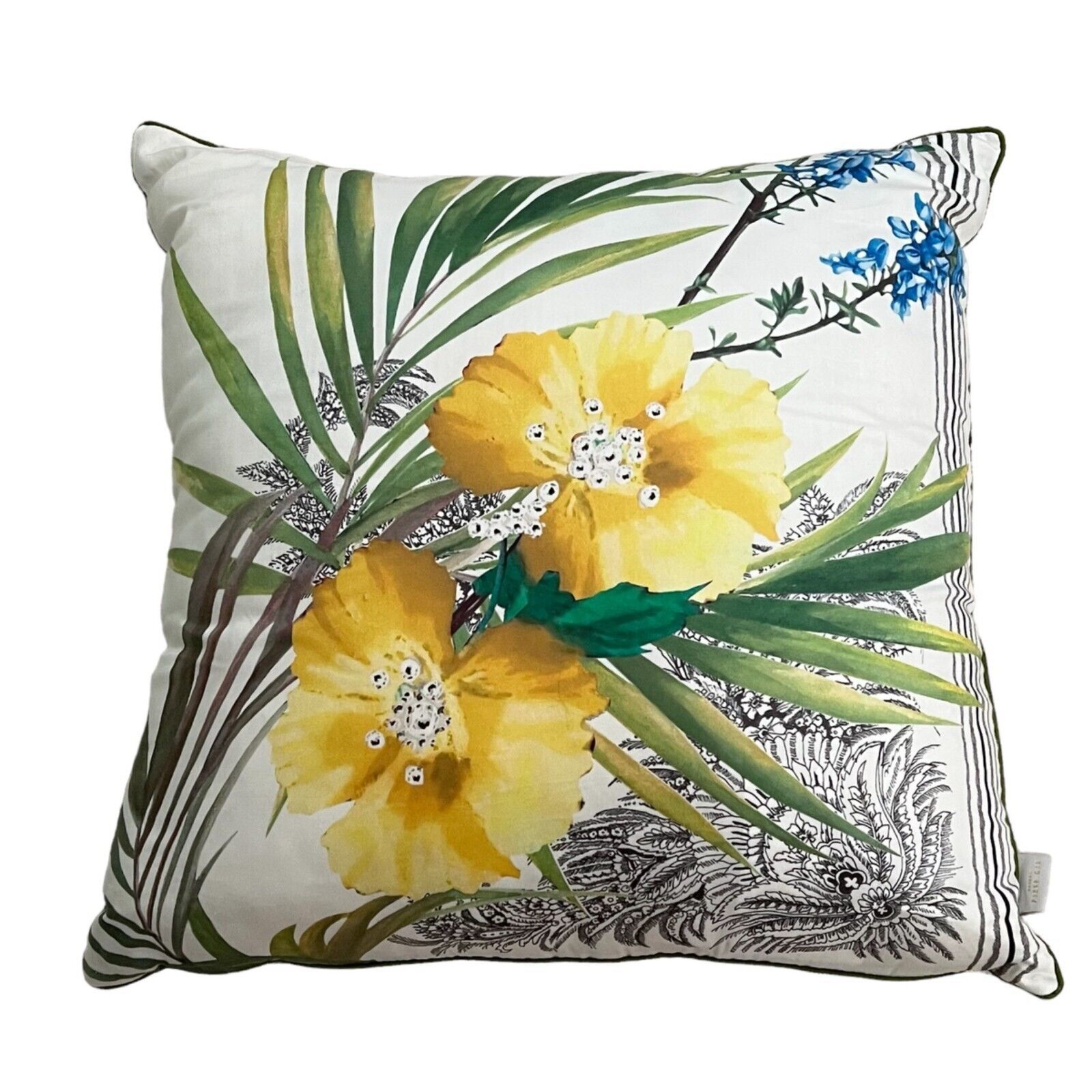Ted Baker Royal Palm Square Throw Pillow - £30.24 GBP