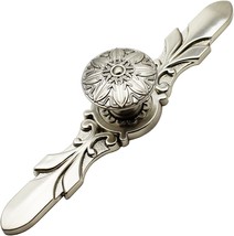 Lot of 12 Brushed Silver Nickel Cabinet Door Knobs w/ Backing Plates Ret... - $58.31