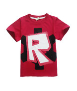 Roblox Theme R Logo Series Red Kids T-shirt - £15.74 GBP