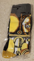 C3PO, Cartoon Socks, Fun Novelty Mens Crew Character Socks - £9.69 GBP