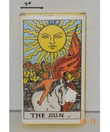 1992 tarot Oracle Tarot 78 Card Giant Rider-Waite The Sun Deck by Rare HTF - $158.36