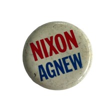 Richard Nixon Agnew Political Campaign Pin Button 1.25&quot; Presidential - £6.38 GBP