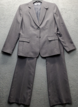 Tahari Arthur S. Levine 2 Piece Suit Womens 12 Gray Single Breasted Notc... - $825.56 MXN