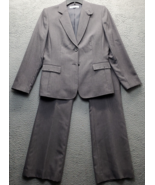 Tahari Arthur S. Levine 2 Piece Suit Womens 12 Gray Single Breasted Notc... - $44.34