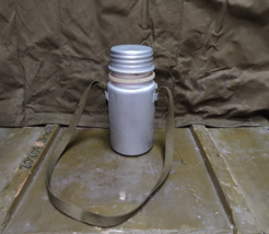 Soviet Tank Flask Aluminum Thermos w belt Army USSR 2 L.- 0.5 gal Origin... - £47.92 GBP