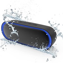 LENRUE Bluetooth Speakers, Waterproof Portable Speakers with TWS, 24 Playtime, - £23.97 GBP
