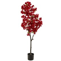 5&#39; Cherry Blossom Artificial Tree Black - $110.87