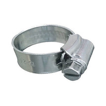 Trident Marine 316 SS Non-Perforated Worm Gear Hose Clamp - 3/8&quot; Band - 7/16&quot;-21 - £23.46 GBP