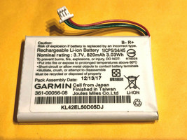 362-00056-08 820 M Ah Battery For Garmin Drivesmart 55 65 Automotive Gps Receiver - £19.45 GBP