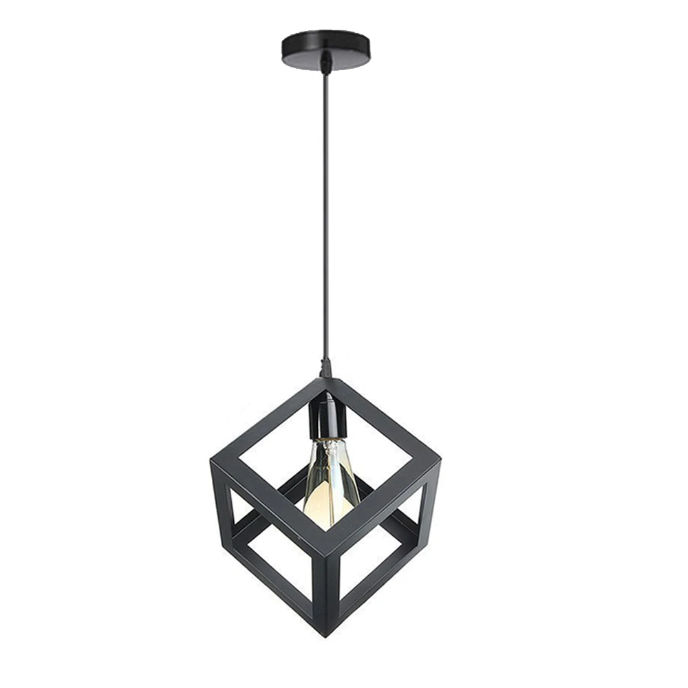  Style 3 in 1 Pendant Lights Creative  Lamp Shade Cube E27 Base  Hanging Light S - £148.07 GBP