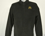 McDONALDS Restaurant Employee Uniform Fleece Jacket Black Size L Large NEW - $42.68