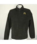 McDONALDS Restaurant Employee Uniform Fleece Jacket Black Size L Large NEW - £33.82 GBP